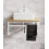 2-part washbasin Bitila 60 White / Honey Oak 2