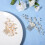Pettine per capelli da sposa in 2 pezzi – Lato con strass oro e argento 5