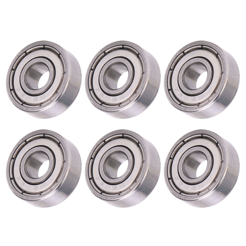 10Pcs Stainless Steel S606z Miniature Single Row Ball Bearings, 6X17x6mm 4951391750394