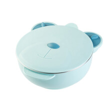 Insulated Lunch Box, Cute Animal Shape Container with Ear Handles, Leak Proof Food Storage for Picnic, Travel, Bento Box for Men and Women Blue