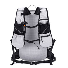 Leichter 15L Nylon Outdoor-Rucksack für Wandern, Radfahren, Camping – Weiß