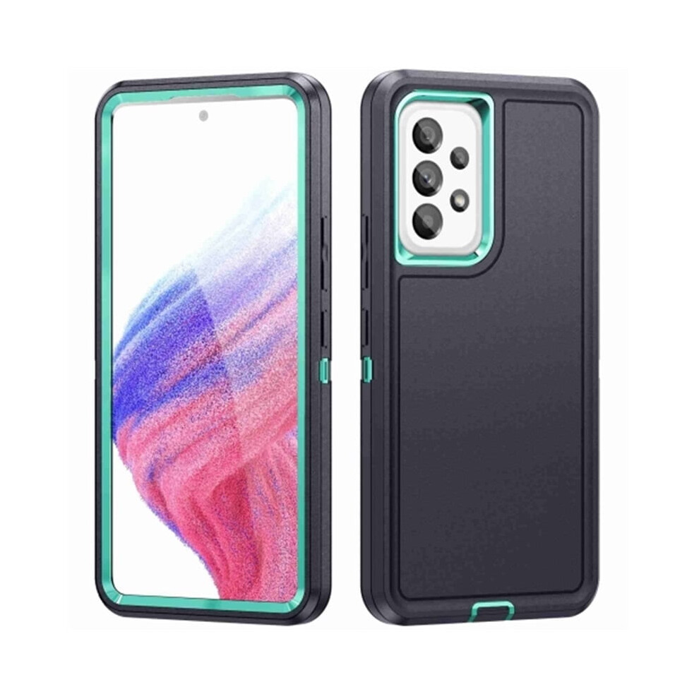 For Compatible With Samsung Galaxy A53 5G 6.5Inch Life Waterproof Rugged Phone Case,,For Galaxy A53(5G) Green 9489952223315