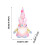 Lighted Bunny Easter Gnome 9.84 inch LED Tomte Elf Battery 6