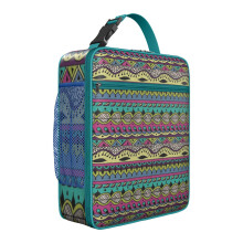 Borsa termica impermeabile in stile boho, riutilizzabile e isolante, con controllo della temperatura, perfetta per escursioni e ufficio.