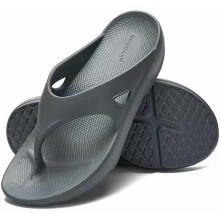 Dames casual teenslippers grijs, lichtgewicht, antislip