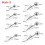 Stainless Steel Stud Earring 16G 18G 8mm 1