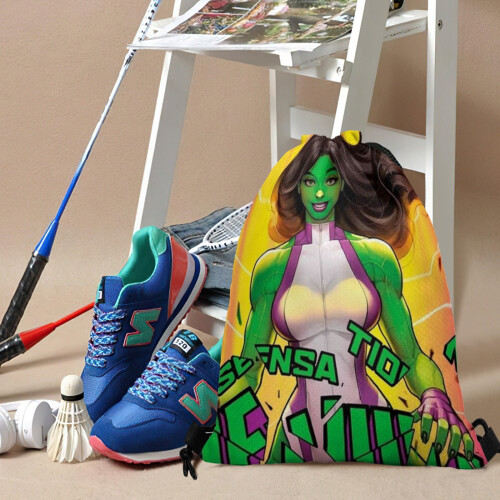 Σάκος με κορδόνι She Hulk: Ιδανικός για γυμναστική, πεζοπορία, κολύμπι, ταξίδια, 2