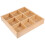 Serveringsbricka i bambu med 6 platser, 30 x 30 x 5 cm 1