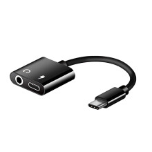 Adaptor audio USB-C la 3,5 mm (DAC 2 în 1) cu încărcare – Compatibil cu Samsung S23/S22/S20FE/Ultra, LG, Apple iPhone15Pro/Air