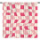 Rose Red Pink Checkered Boho Curtains Rod Pocket Thermal 2 1