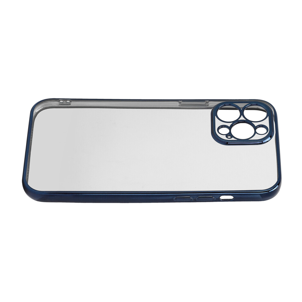 Electroplating Tpu Full Body Phone Case For Iphone 12 Pro Max, Dazzling Blue 4671391882726