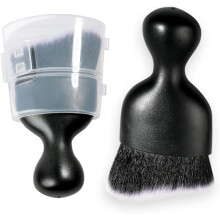 Car Interior Detailing Brush – Soft Bristle Dusting & Cleaning Tool, Compatible with Auto Dash & Interiors (Black & White with Cap)