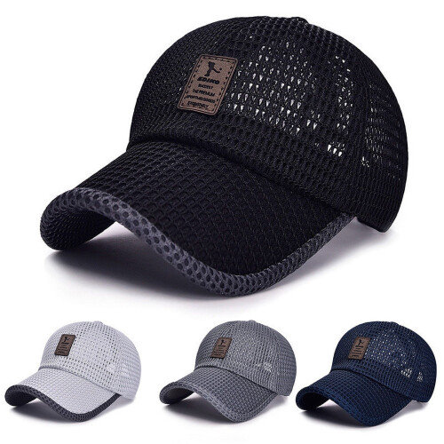 Men's Summer Mesh Baseball Cap Adjustable Breathable 1
