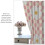 Floral Curtains Retro Chamomile Pink White Grid 2 Panels 7