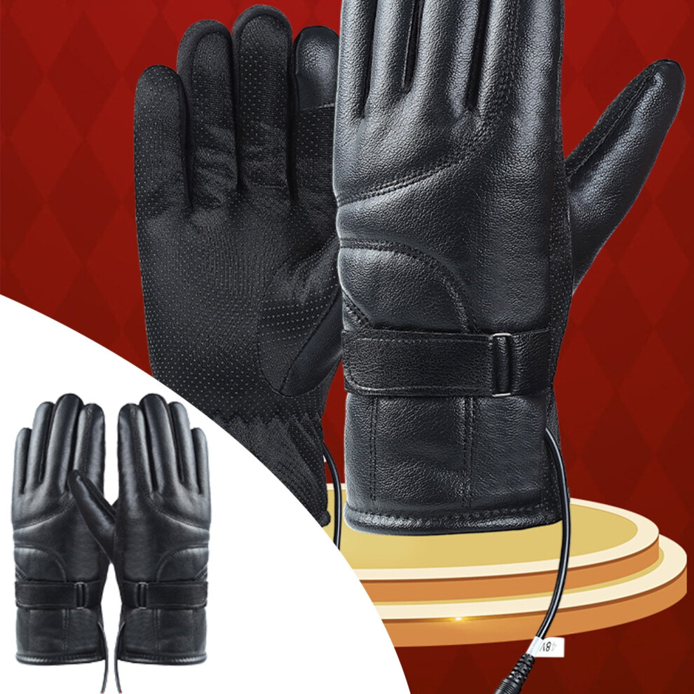 Rechargeable Heated Gloves For Men & Women, Waterproof & Windproof Electric Thermal Ski Gloves For Motorcycle, Hunting, FishingâCompatible With A Black 9489952965963