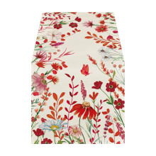 Camino de mesa rojo con forma de corazón para el Día de San Valentín, 33 x 183 cm, supersuave – ideal para noches románticas, aniversarios,