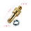 2PCS Studs Side Post Battery Terminal Adapter Standard Battery Side Post Extender Studs Brass and Long 4