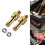 2PCS Studs Side Post Battery Terminal Adapter Standard Battery Side Post Extender Studs Brass and Long 8