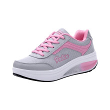 Damesko Uformelle Sneakers med Bred Bredd Lav Kile Ankelsko Komfortable Sko Morsdagsgaver Billigste Varer på Salg Rosa