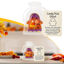 Ghost Pocket Hug, Hallowee Ghosts Pocket Hugs for Friends Children with Inspirational Card Halloween Emotional Support Pocket Gift