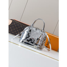 LV Alma BB Bag | Monogram Miroir Silver Metallic Ski Collection Handbag