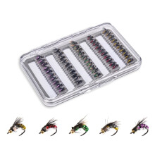 Fly Fishing Flies Kit for Bass Salmon Trout 50 Pcs