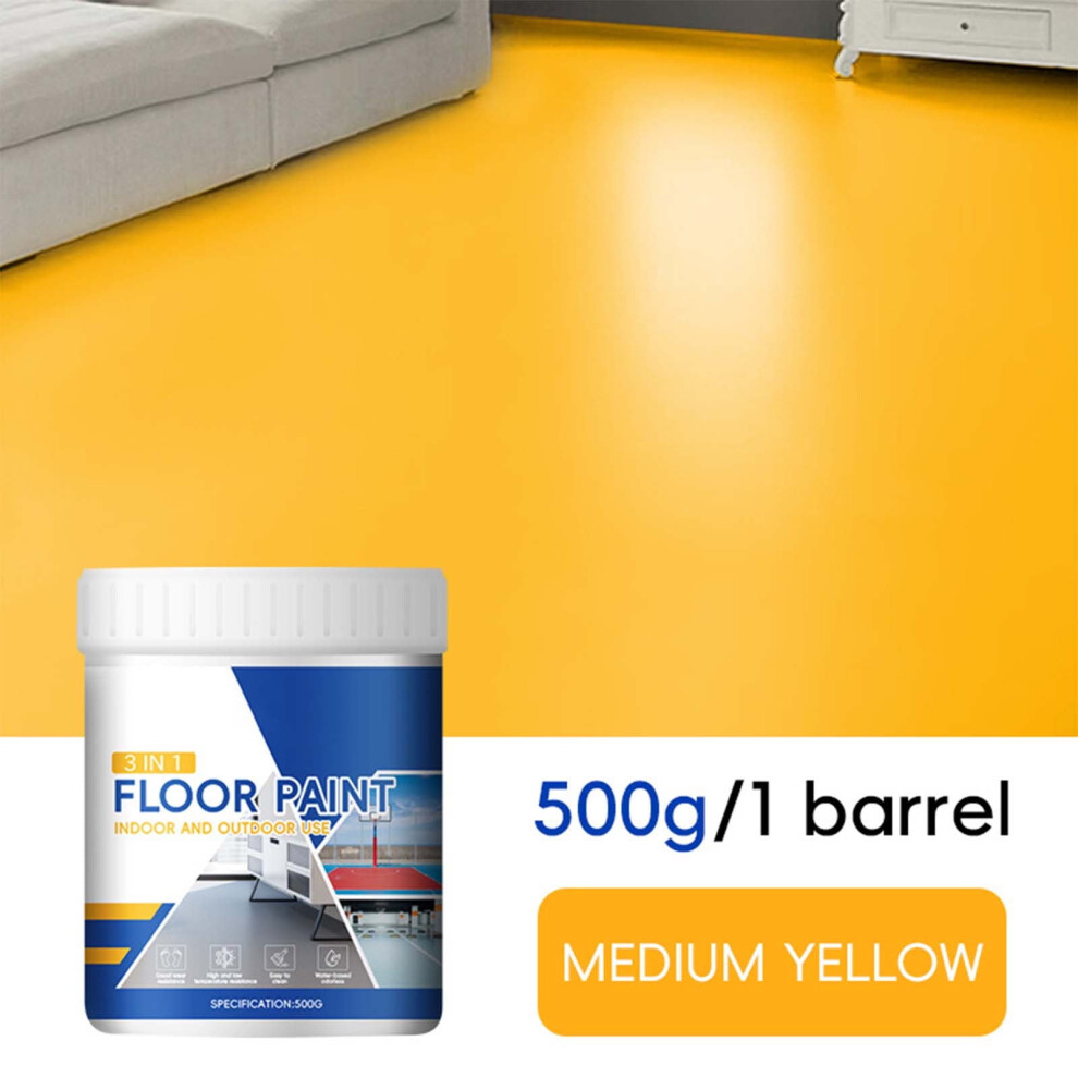 Epoxy Floor Paint 500Ml, Water-Based, High-Solid, Wear-Resistant, 3-In-1 For Cement Floors 9448483056175