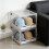 2er-Pack ABS-Aufbewahrungsboxen mit Magnetverschluss und 4