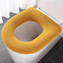Thicker Soft Warmer Toilet Seat Cover Pads, Stretchable Washable Fiber Cloth, Easy Install – Compatible with Standard Toilets