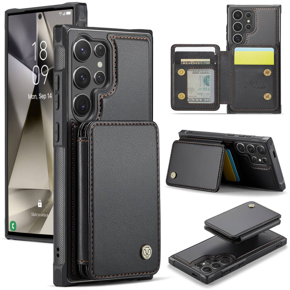 Compatible With Samsung Galaxy S20/S20 Fe/S20+ /S20 Ultra Wallet Case With Card Holder & Magnetic Closure, Leather 9489952827247