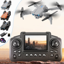 Under $5 2Pcs RC Drone with HD Camera, 2.4G Remote w/ Screen, Altitude Hold & Obstacle Avoidance – Compatible with Kids & Adults