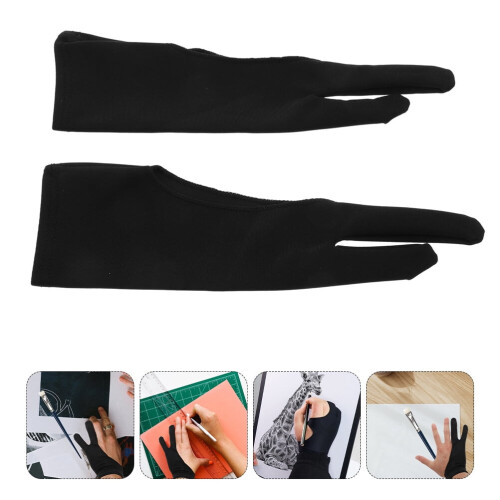 Black Drawing Glove Home Use Elastic Comfortable Fit