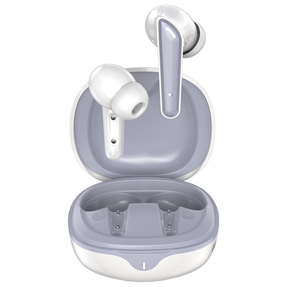 Wireless Bluetooth Earphones With Charging Case, Fingerprint Control, Anc, Ipx7 Waterproof, Sweatproof, Premium Sound Â White 9489952750774