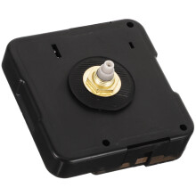 UNOMOR Wall Clock Motor Replacement Clock Movement Plastic Black Timekeeping 1Pack