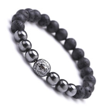 Onyx & Tiger Eye Beaded Bracelet for Men & Women – Christian Religious Gift, Anniversary Jewelry for Dad, Husband – Compatible with Faith-Based