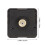 UNOMOR Wall Clock Motor Replacement Clock Movement Plastic Black Timekeeping 1Pack 2