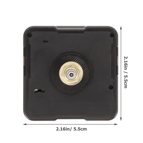 UNOMOR Wall Clock Motor Replacement Clock Movement Plastic Black Timekeeping 1Pack 1