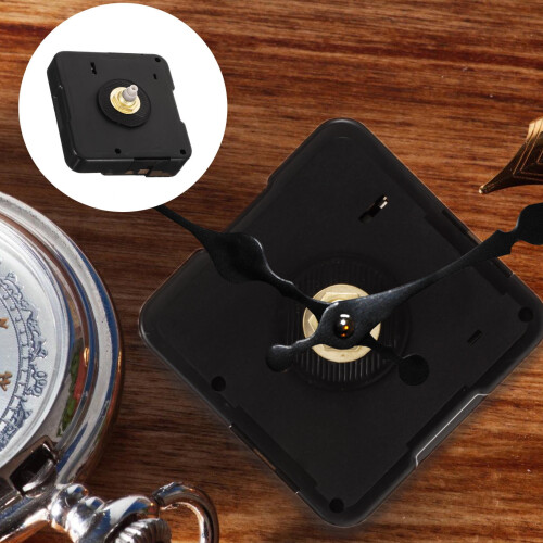 UNOMOR Wall Clock Motor Replacement Clock Movement Plastic Black Timekeeping 1Pack 2