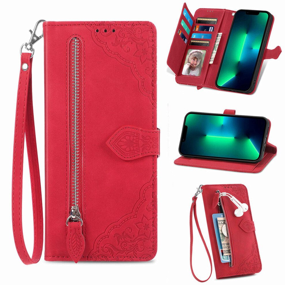 Wallet Multi Card Slot Flip Zipper Leather Case For Compatible With Oppo Find X7 Ultra Find X6 Pro Find X5 Pro X5lite Phone Case 9489952955902