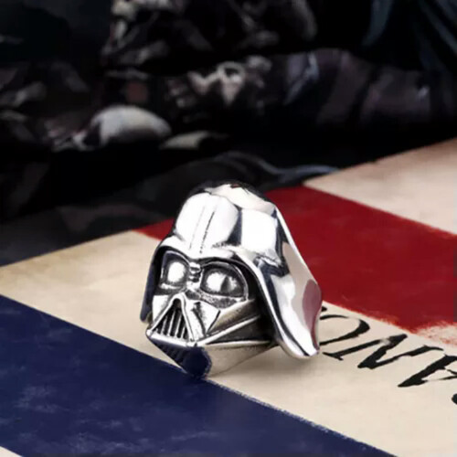 Darth Vader Helmring, Edelstahl, Herrenringgröße 10 1