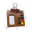 Multi Functional Walnuts Wood Palette with Storage Well for 3