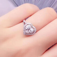 925 Sterling Silver Heart Ring for Women 2025 Fashion cubic Zirconia Engagement Rings Promise Wedding Jewelry Gift for Her