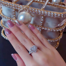 925 Sterling Silver Heart Ring for Women 2025 Fashion cubic Zirconia Engagement Rings Promise Wedding Jewelry Gift for Her
