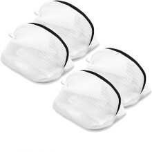 Sac de lavage de chaussures en maille fine avec fermeture éclair (4 pièces)
