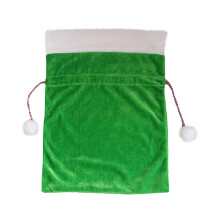 Sacchetti regalo di Babbo Natale in velluto con coulisse, 30x40 cm