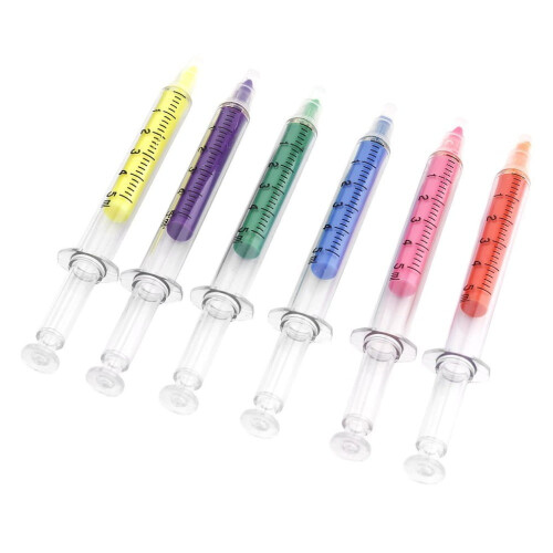 Plastmarkeringspenna Fluorescerande 6 Färger