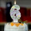 Ψηφιακά κεριά γενεθλίων με αριθμό για διακόσμηση τούρτας, πολύχρωμο κερί με 1