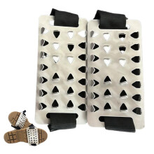 Anti-Slip Crampon Covers Made of TPE and Carbon Steel for Winter Activities like Fishing, Mountaineering, and Hiking Suitable for All Ages