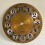 Relógio de parede vintage de alumínio com mostrador de 7 polegadas (180 mm) de diâmetro e numerais arábicos. 5