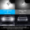 Λαμπτήρας LED 4X3157 3156 64SMD με οπίσθιο φλας και οπίσθιο φρένο LED, πλευρικός δείκτης DRL 7